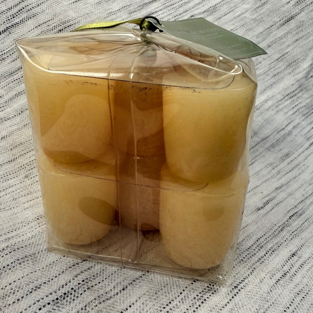 Pottery Barn‎ Nordic Woods Scented Votive Candles Set of 12 1.5" Tall Cozy Hygge - Picture 2 of 4